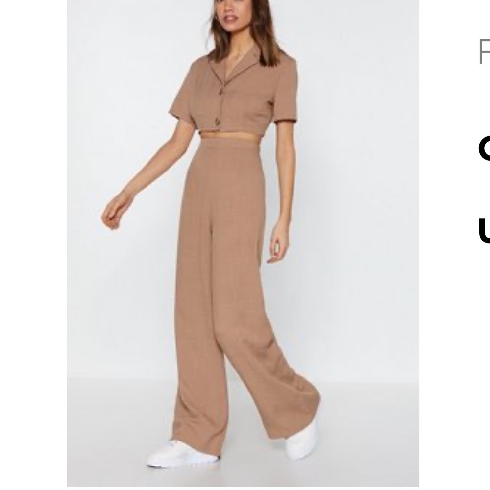 Nastygal Linen pants matching set